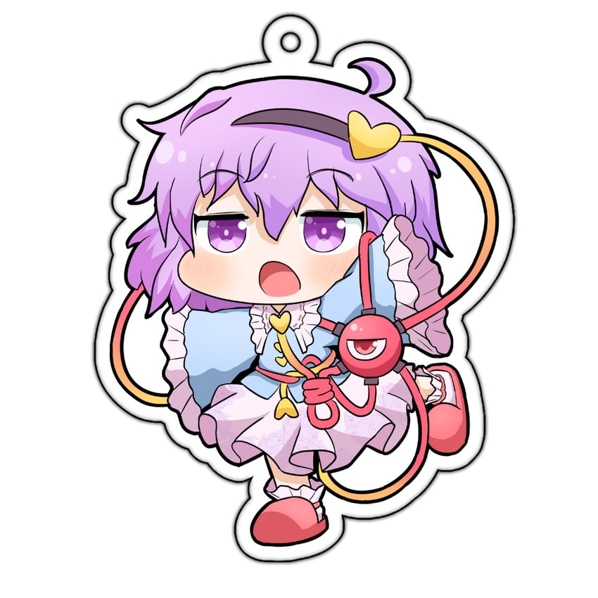 komeiji satori (touhou) drawn by coruthi