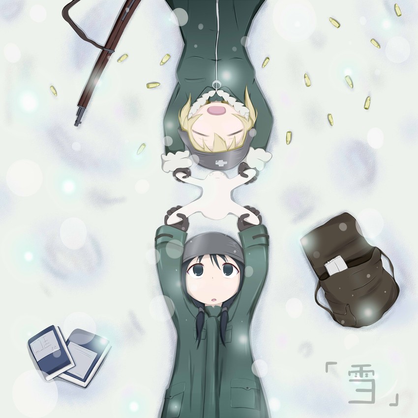 chito, yuuri, and nuko (shoujo shuumatsu ryokou) drawn by sakuraba-moel