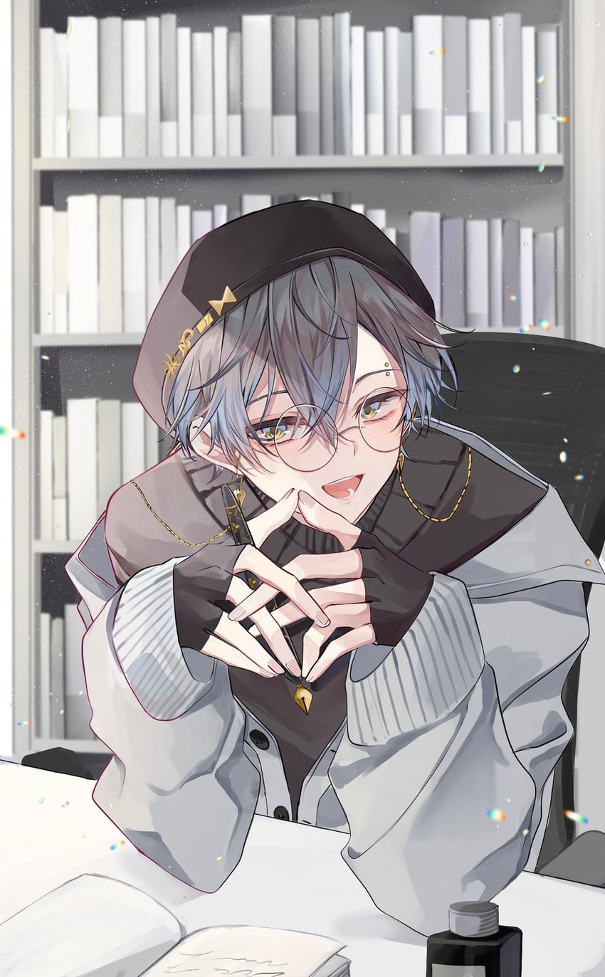 ike eveland (nijisanji and 1 more) drawn by nagihaha
