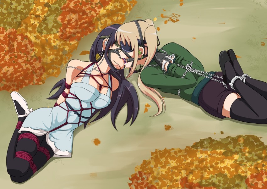 Woman otngagged anime couple