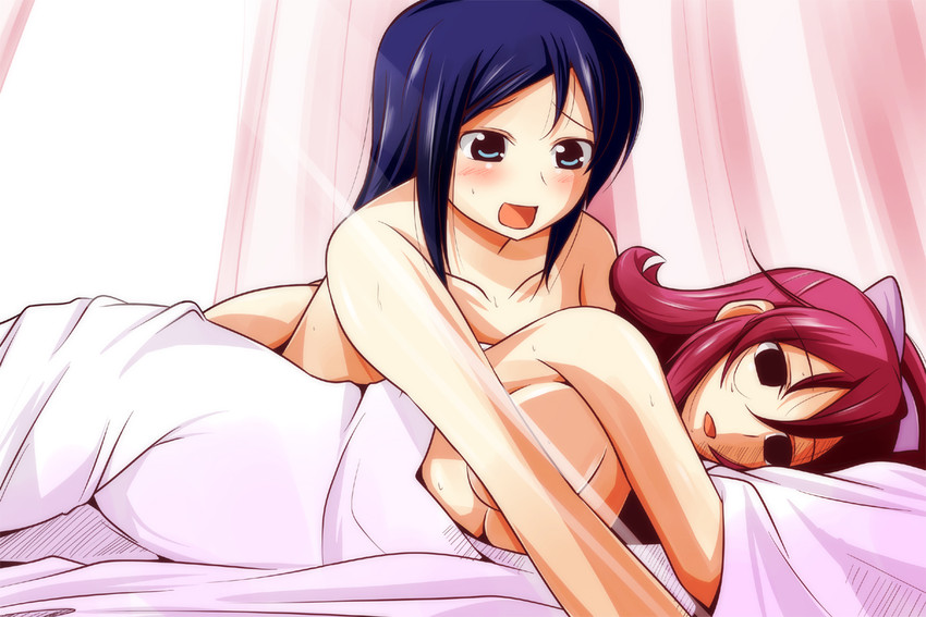 hishikawa rikka and aida mana (precure and 1 more) drawn by nishi_koutarou