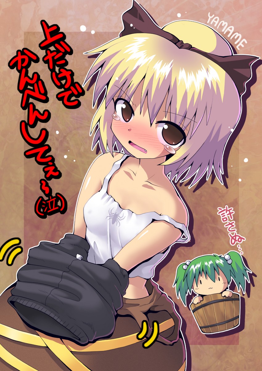 kurodani yamame and kisume (touhou) drawn by kurogarasu