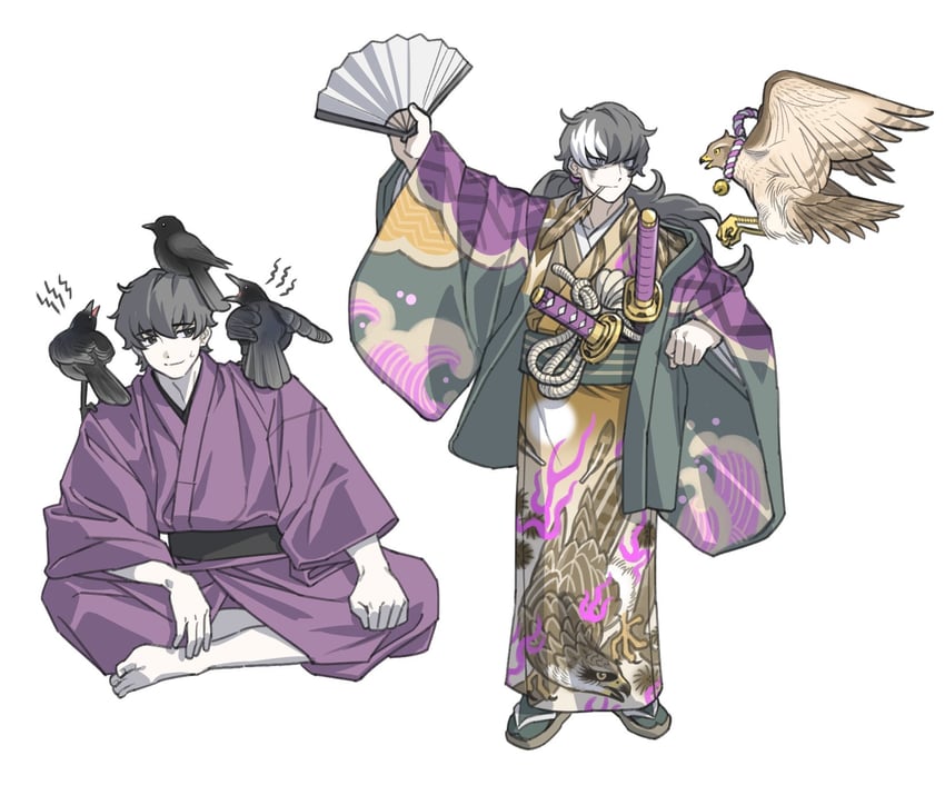 simon blackquill (ace attorney and 1 more) drawn by taegi_(woghkg)