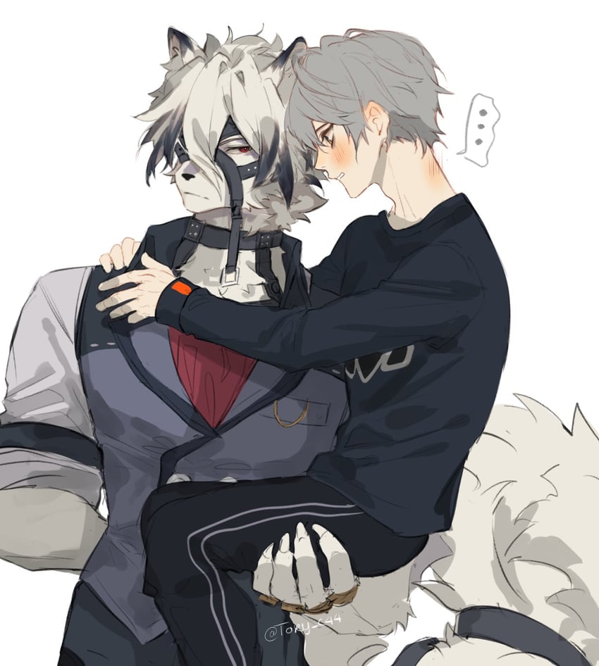 wise and von lycaon (zenless zone zero) drawn by tory_c44
