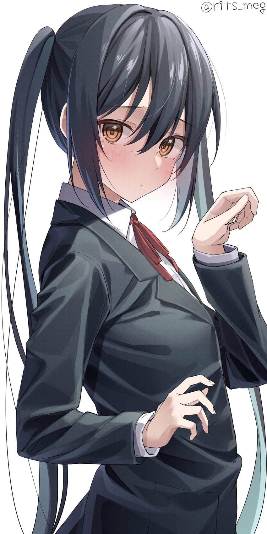 nakano azusa (k-on!) drawn by kawai_ritsu_(rits_meg)