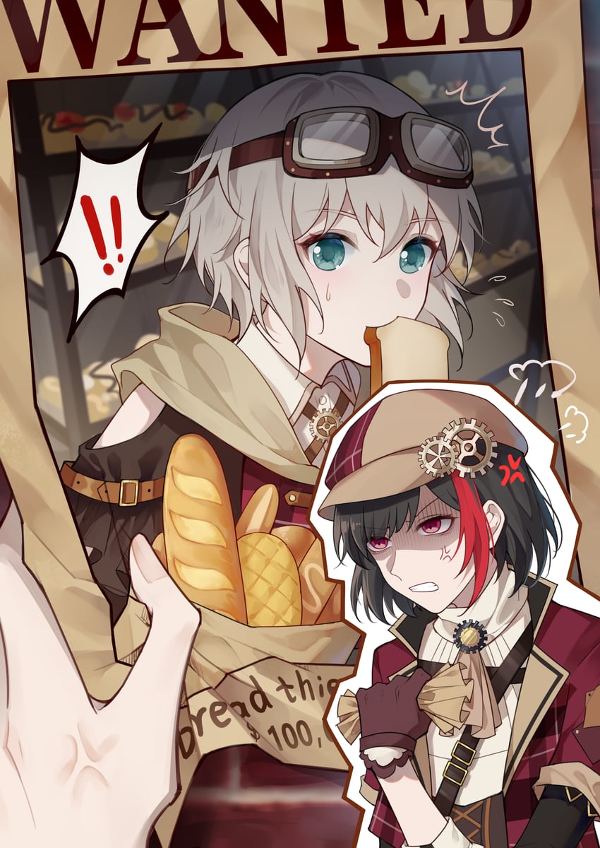 mitake ran and aoba moca (bang dream!) drawn by kagisase