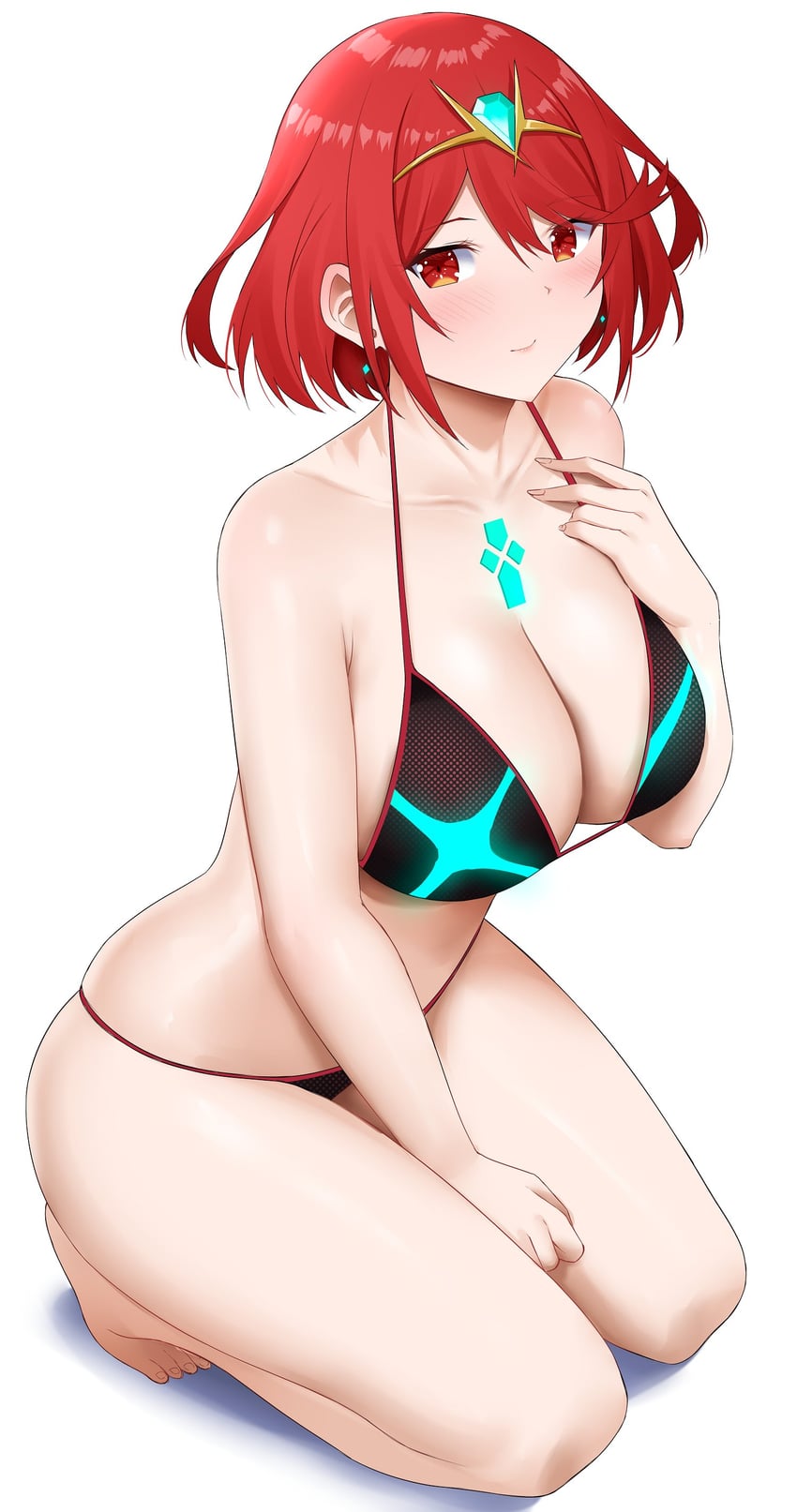 pyra (xenoblade chronicles and 1 more) drawn by arind_yudha