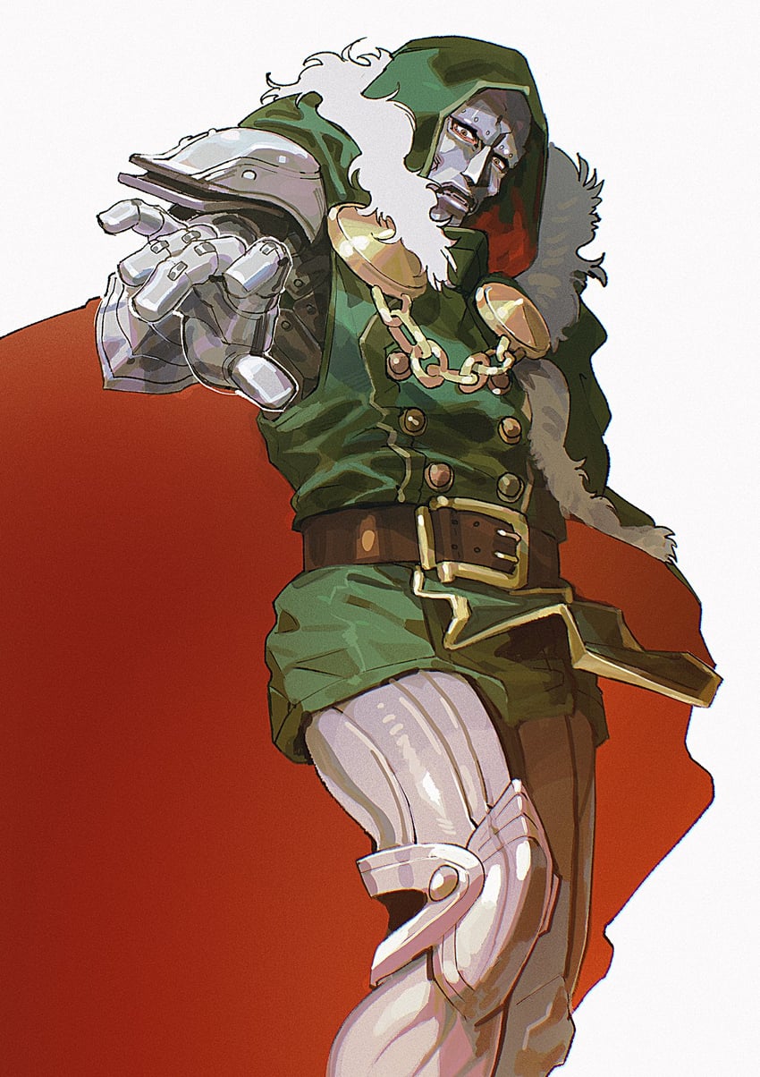 doctor doom (marvel and 2 more) drawn by mii_(lvhrsmnt)