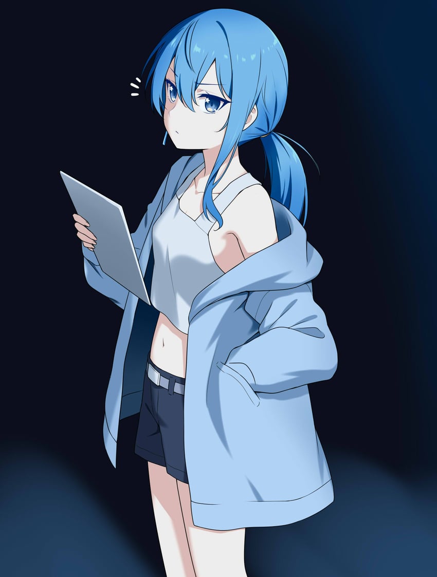 hoshimachi suisei (hololive and 1 more) drawn by felutiahime