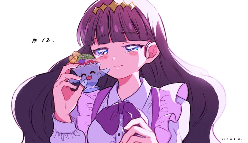 kasai amane, recipipi, and parfait recipipi (precure and 1 more) drawn by kiocotton