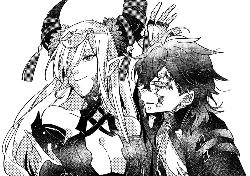 zephia and griss (fire emblem and 1 more) drawn by illust_mi