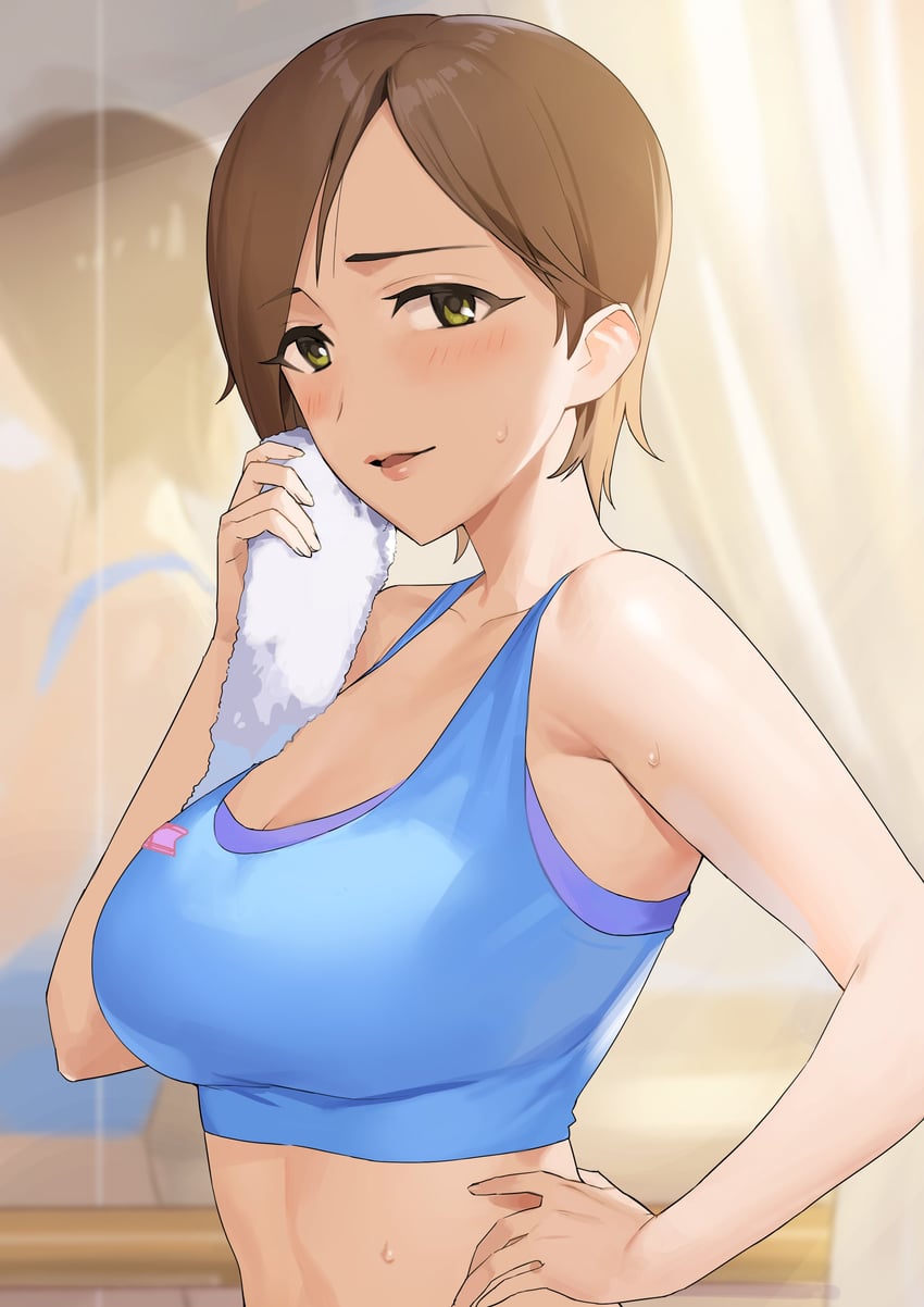 aikawa chinatsu (idolmaster and 2 more) drawn by onao