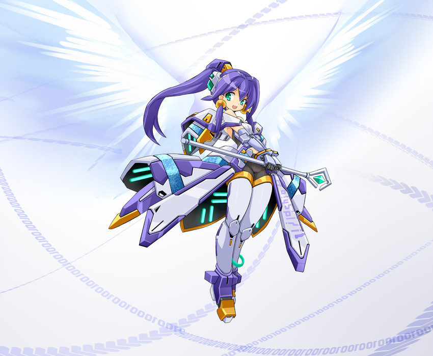 angelan (virtual on) drawn by karukan_(monjya)