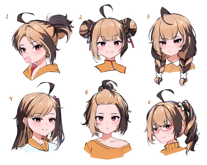 gigi murin (hololive and 1 more) drawn by fian_f.n