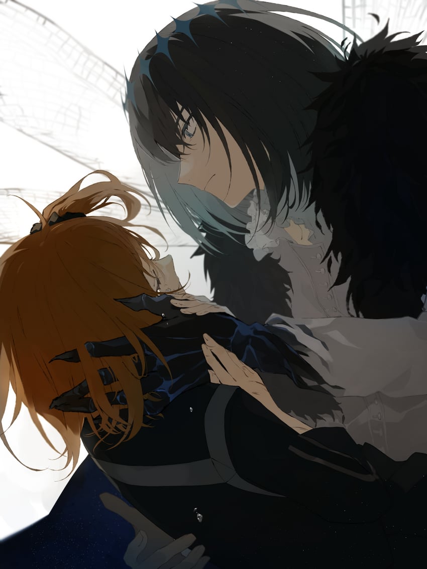 fujimaru ritsuka and oberon (fate and 1 more) drawn by romo827