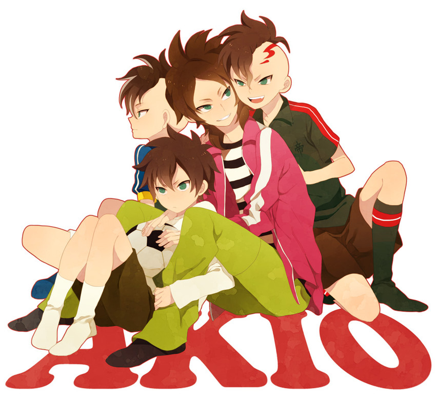 fudou akio (inazuma eleven go and 1 more) drawn by ono_(0_no)