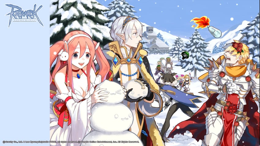 poring, warlock, rune knight, genetic, wanderer, and 2 more (ragnarok online) drawn by kusabi_(aighe)