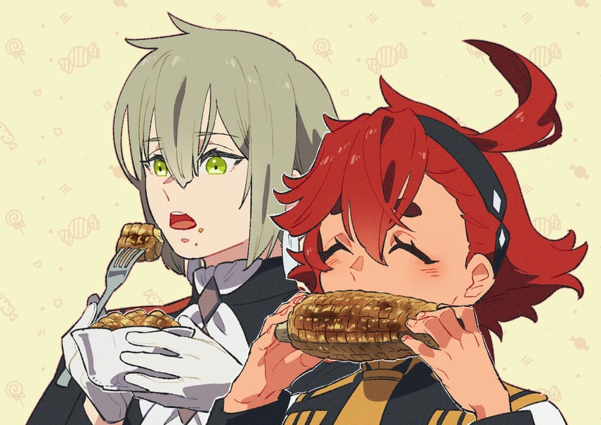 suletta mercury and elan ceres (gundam and 1 more) drawn by nikomi_(nikomix)