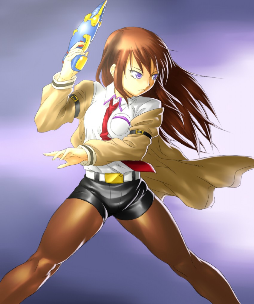 makise kurisu (steins;gate and 1 more) drawn by onsoku_inu