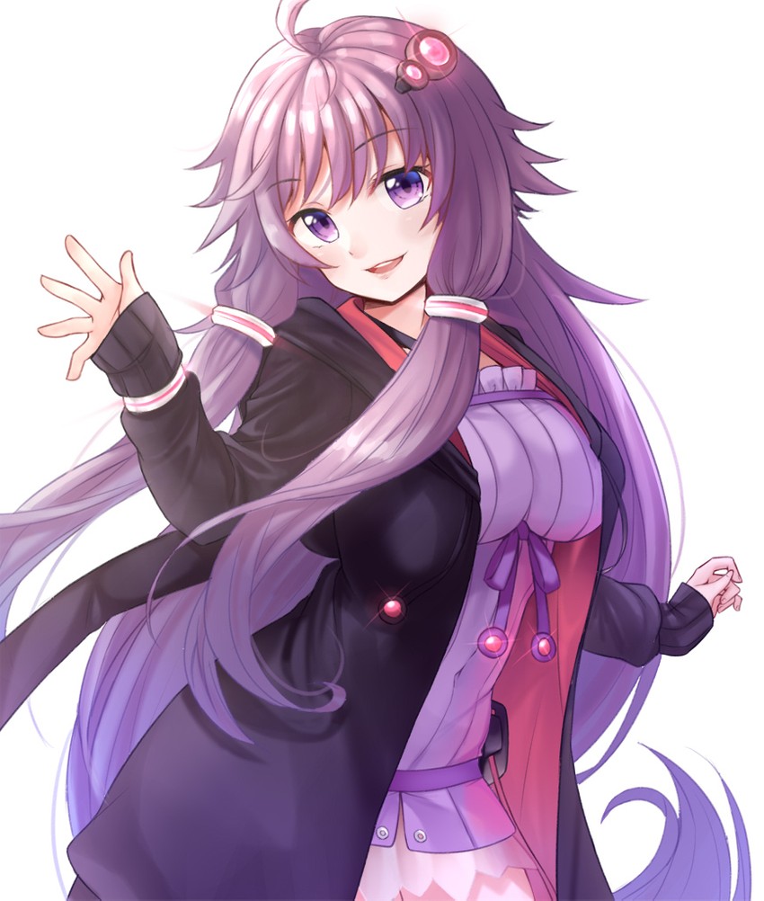 yuzuki yukari (vocaloid and 1 more) drawn by tenneko_yuuri