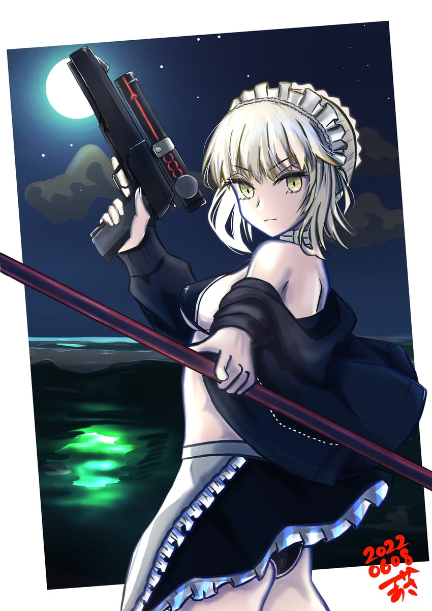 artoria pendragon and saber alter (fate and 1 more) drawn by tsukaasa