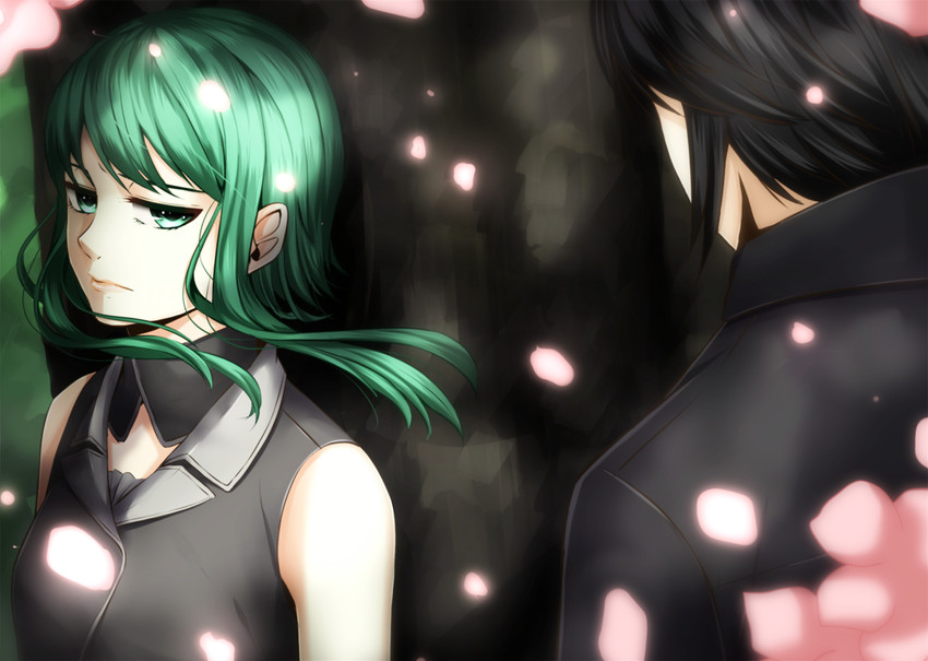 gumi, nemesis sudou, and nyoze octo (vocaloid and 2 more) drawn by riabels