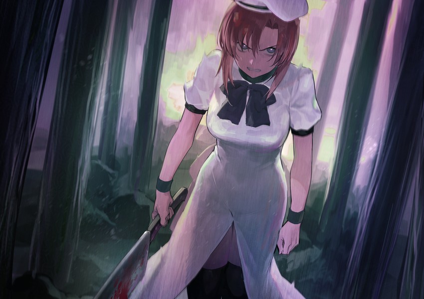 ryuuguu rena (higurashi no naku koro ni) drawn by ikuchan_kaoru