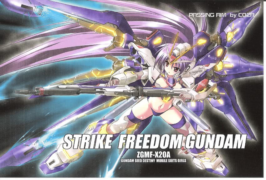 strike freedom gundam (gundam and 1 more) drawn by komatsu_eiji
