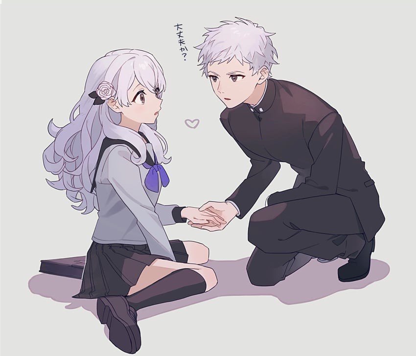 fuyusaka iori and sekigahara ei (juusan kihei bouei ken) drawn by pankona_(ubsssss)