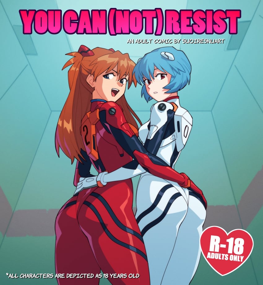 souryuu asuka langley and ayanami rei (neon genesis evangelion) drawn by suoiresnu