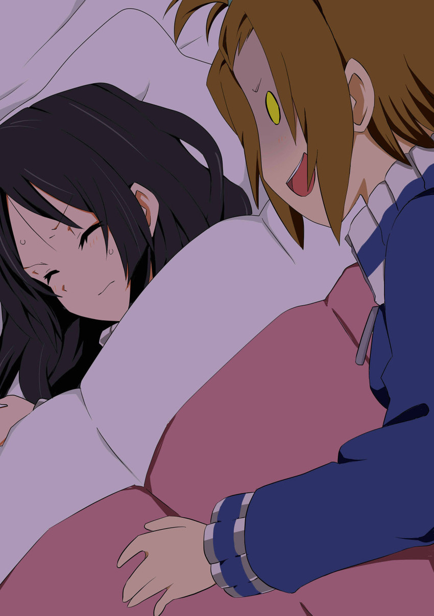 akiyama mio and tainaka ritsu (k-on!) drawn by hijiri_tsukasa_(hijiri-tukasa)