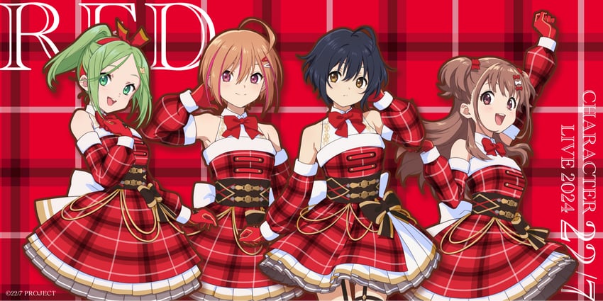 takigawa miu, sera honoka, kiryu touko, and himuro mizuki (22/7)