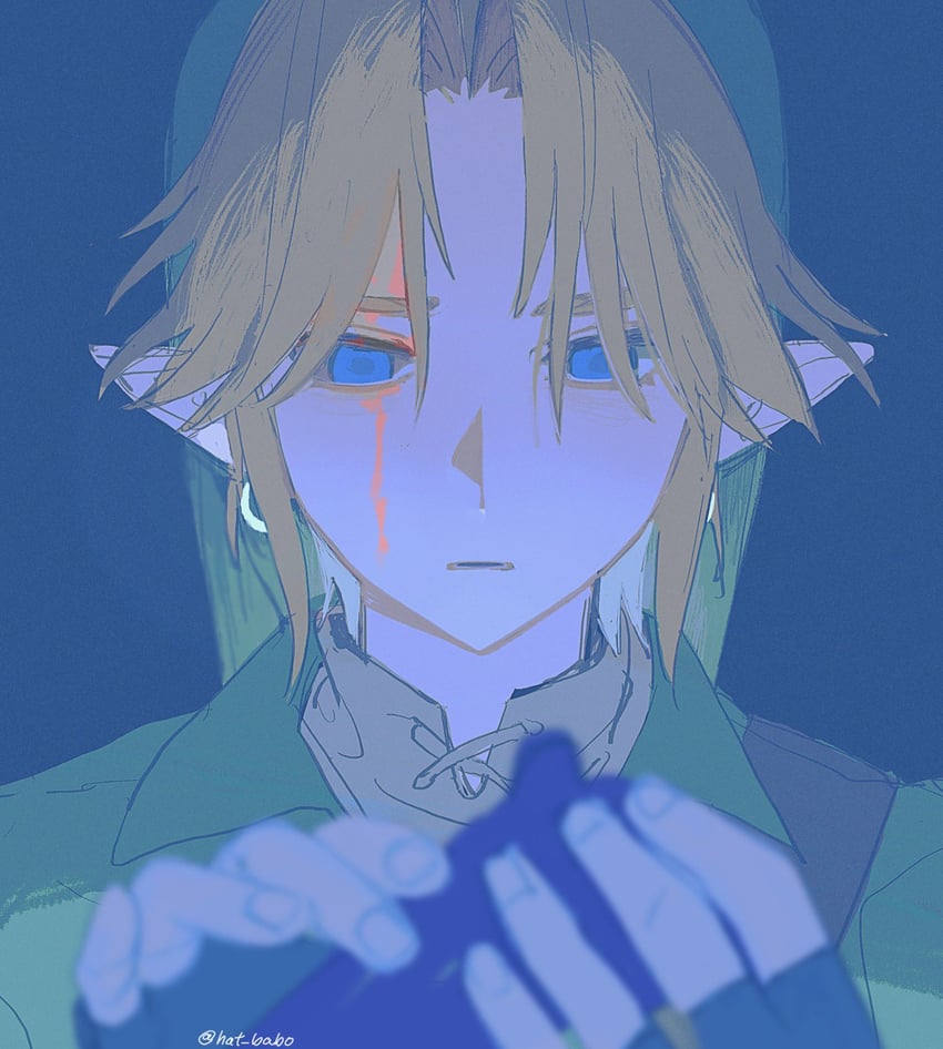 link (the legend of zelda and 1 more) drawn by hat_babo