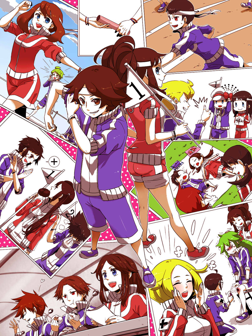 dawn, may, hilda, red, ethan, and 14 more (pokemon and 7 more) drawn by kt_(nashi_catsea)