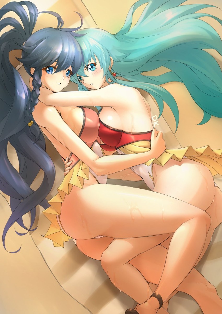 eirika and tana (fire emblem and 2 more) drawn by deekei