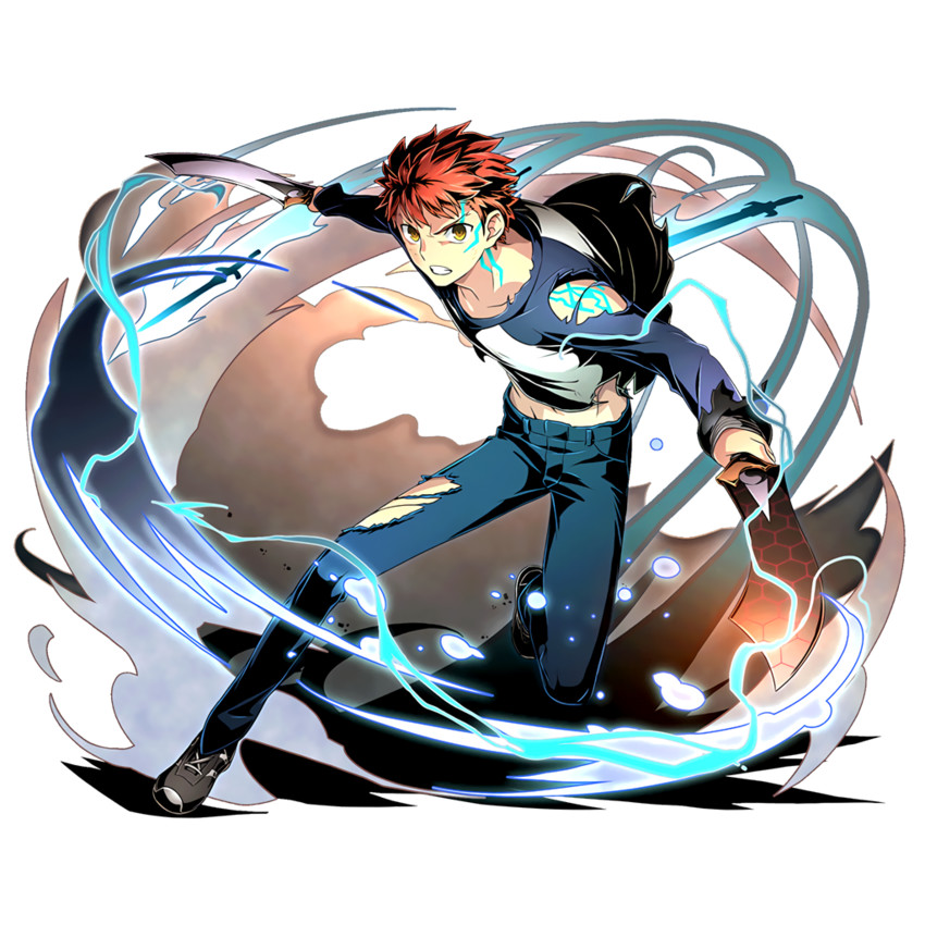 emiya shirou (fate and 2 more) drawn by ucmm