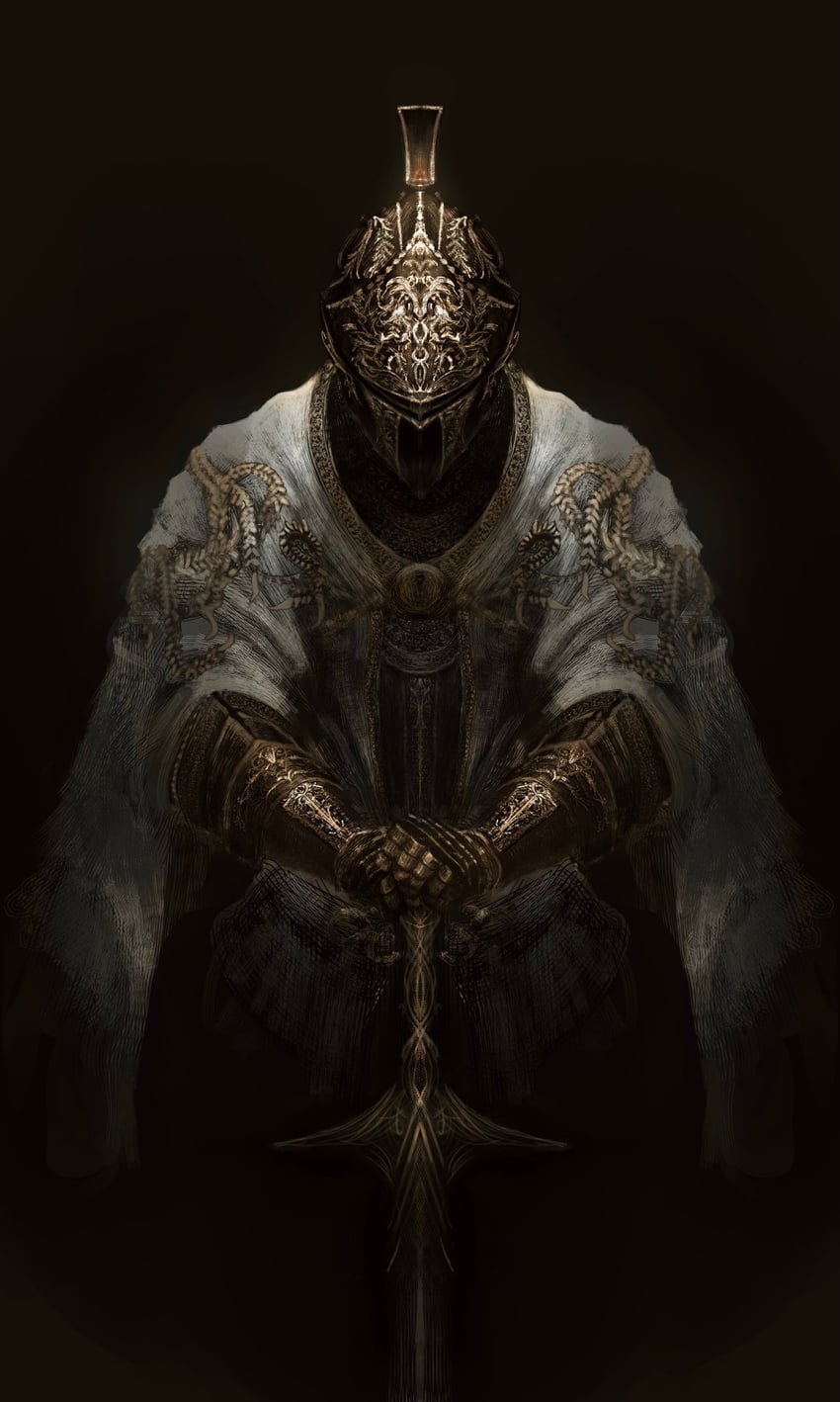 needle knight leda (elden ring and 1 more) drawn by graffitigw