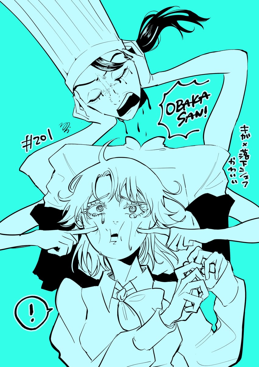 falling devil and famine devil (chainsaw man) drawn by crck