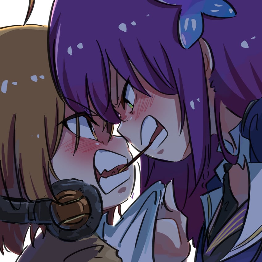 funada kiito and kawamura yuzuriha (assault lily) drawn by teisuu