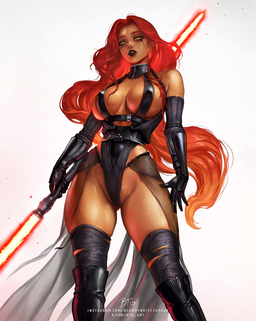 starfire (dc comics and 2 more) drawn by blondynkitezgraja