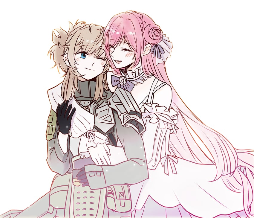 dorothy and pinne (goddess of victory: nikke) drawn by gn_(user_gyss8378)