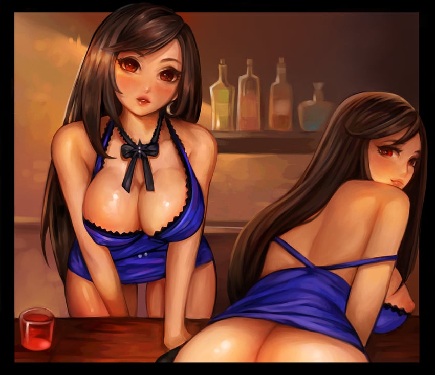 tifa lockhart (final fantasy and 1 more) drawn by vlankt