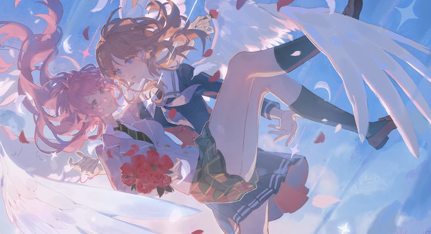 chihaya anon and nagasaki soyo (bang dream! and 1 more)