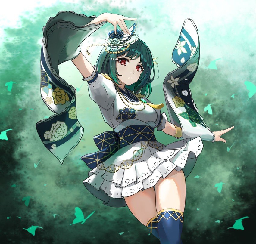 mifune shioriko (love live! and 2 more) drawn by akiki_(kiki)