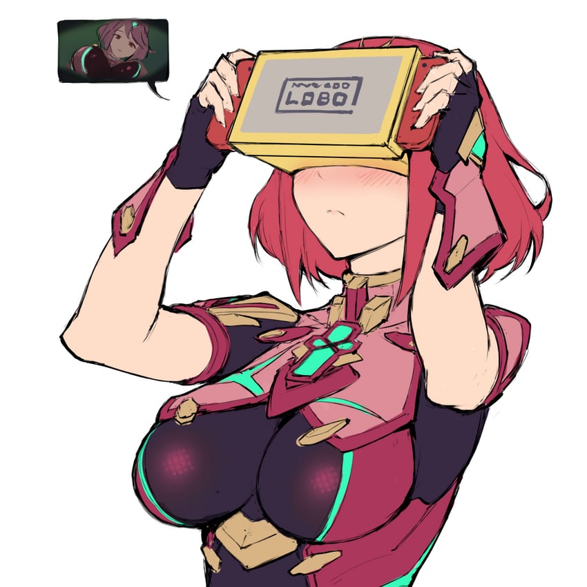 pyra (xenoblade chronicles and 1 more) drawn by haoni
