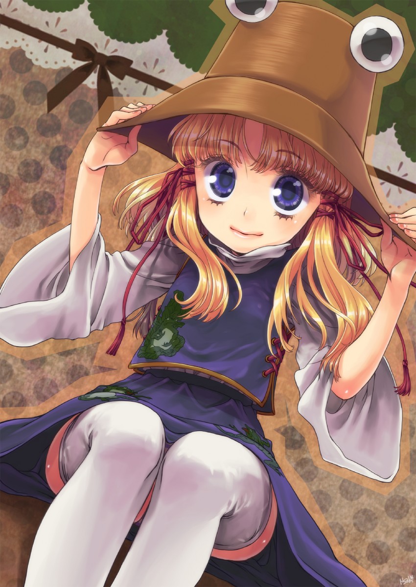 moriya suwako (touhou) drawn by namisaki_yuka