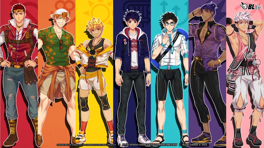 bryce callahan, derek kingsfield, leo mendez, nakajima yuuto, avan geiserford, and 2 more (jock studio) drawn by mikkoukun and zamius