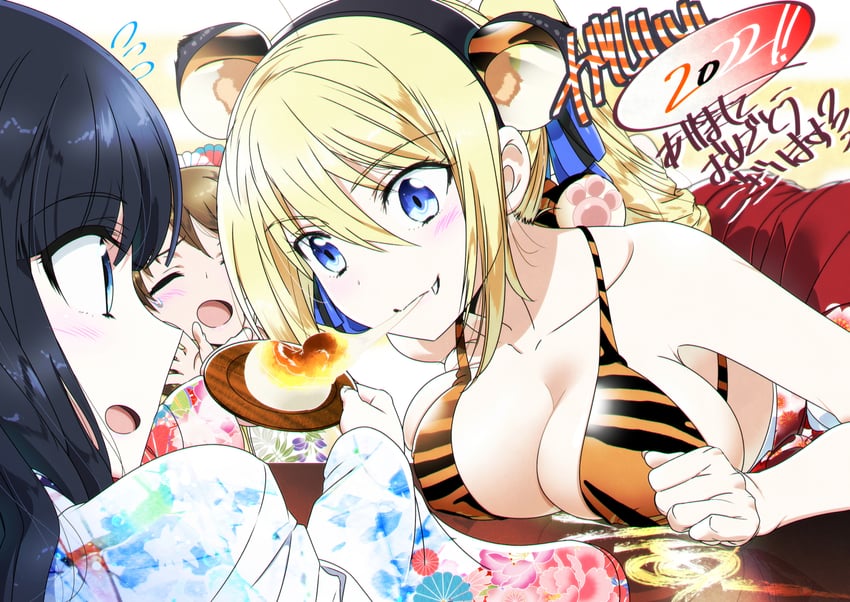 shiba miyuki, angelina kudou shields, and mitsui honoka (mahouka koukou no rettousei) drawn by mamezuka_takashi