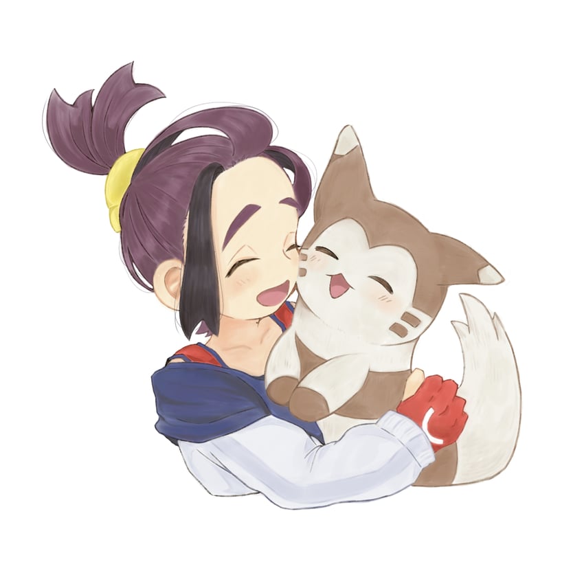 kieran and furret (pokemon and 1 more) drawn by porimo_(jddj7528)