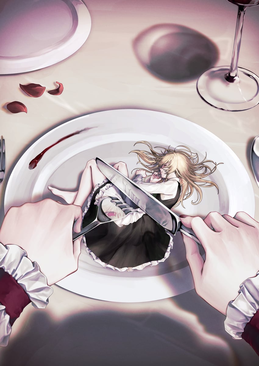 kirisame marisa and flandre scarlet (touhou) drawn by t_terano